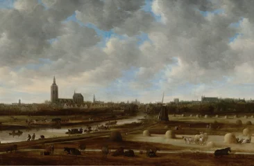Schilderij 'Gezicht op Den Haag' van Jan van Goyen (1650-1651)